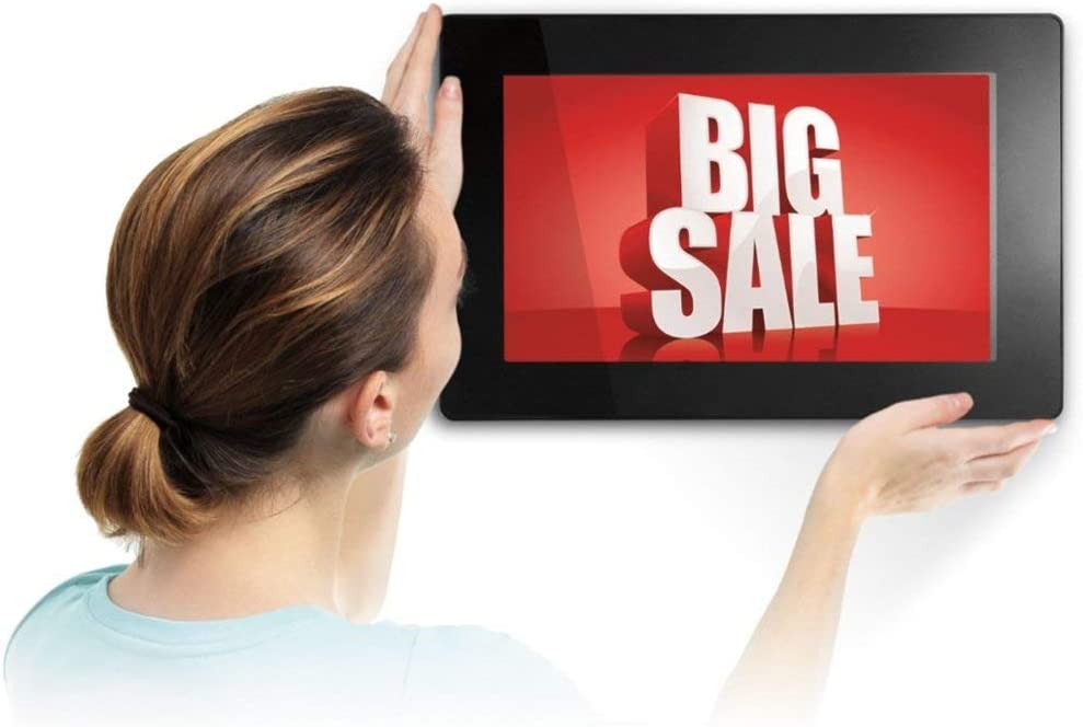 Aluratek 10" Wi-Fi Digital Photo Frame with Touchscreen Display &amp; 16GB Built-In Memory (AWS10F) - Dealtargets.com