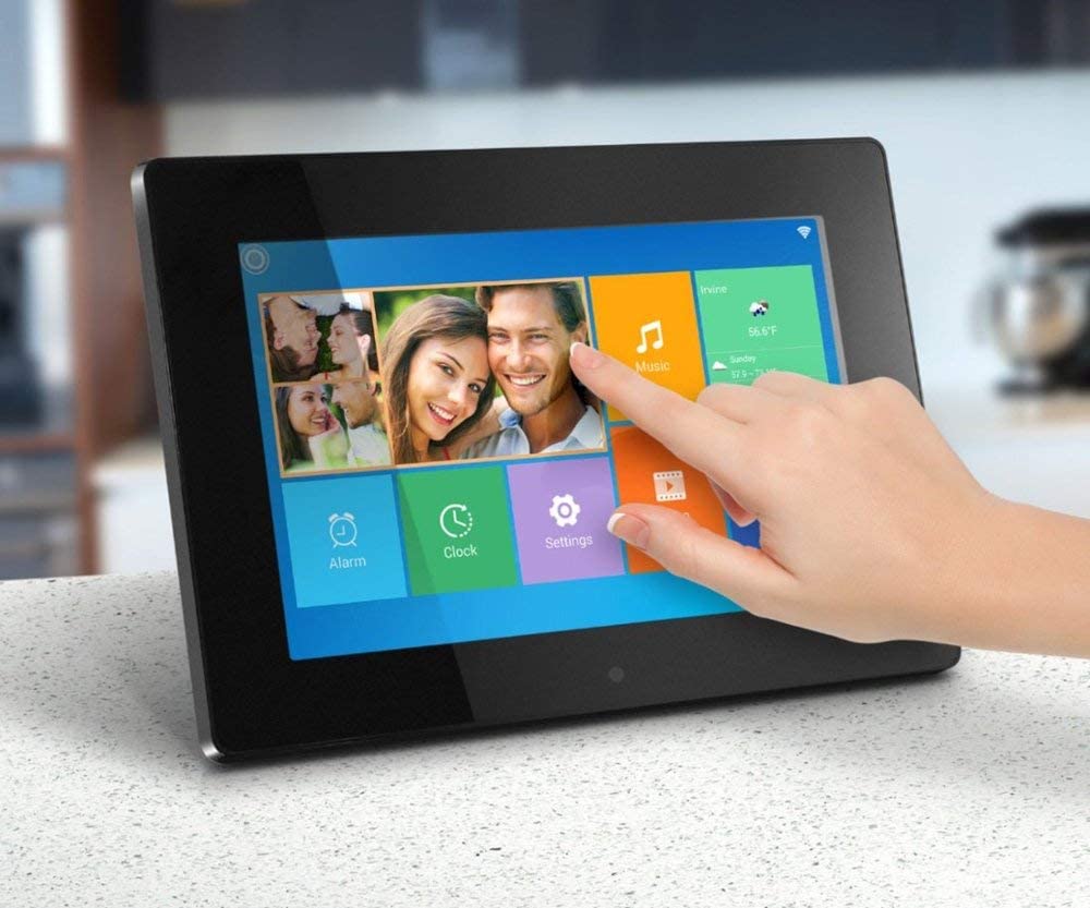 Aluratek 10" Wi-Fi Digital Photo Frame with Touchscreen Display &amp; 16GB Built-In Memory (AWS10F) - Dealtargets.com