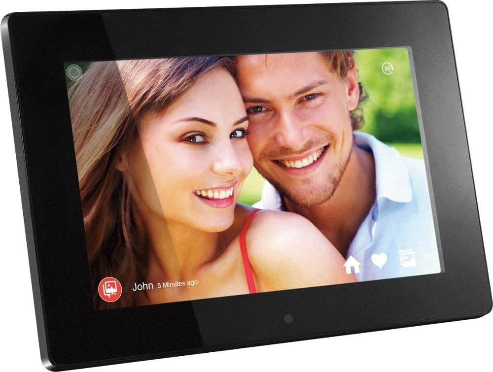 Aluratek 10" Wi-Fi Digital Photo Frame with Touchscreen Display &amp; 16GB Built-In Memory (AWS10F) - Dealtargets.com