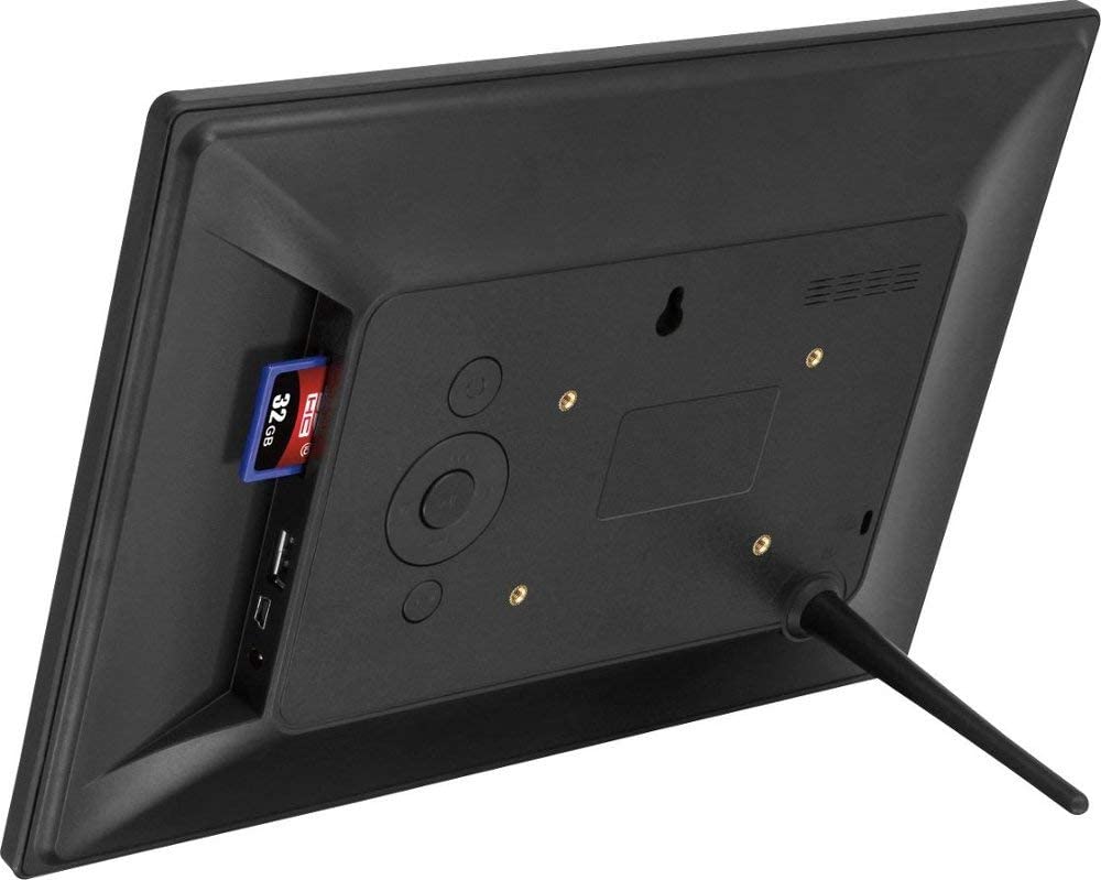 Aluratek 10" Wi-Fi Digital Photo Frame with Touchscreen Display &amp; 16GB Built-In Memory (AWS10F) - Dealtargets.com