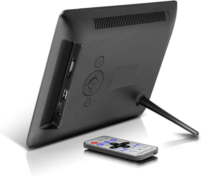 Aluratek ADMSF108F 8-Inch Digital Photo Frame with Energy Efficient Motion Sensor 4GB Built in Memory (Black) - Dealtargets.com