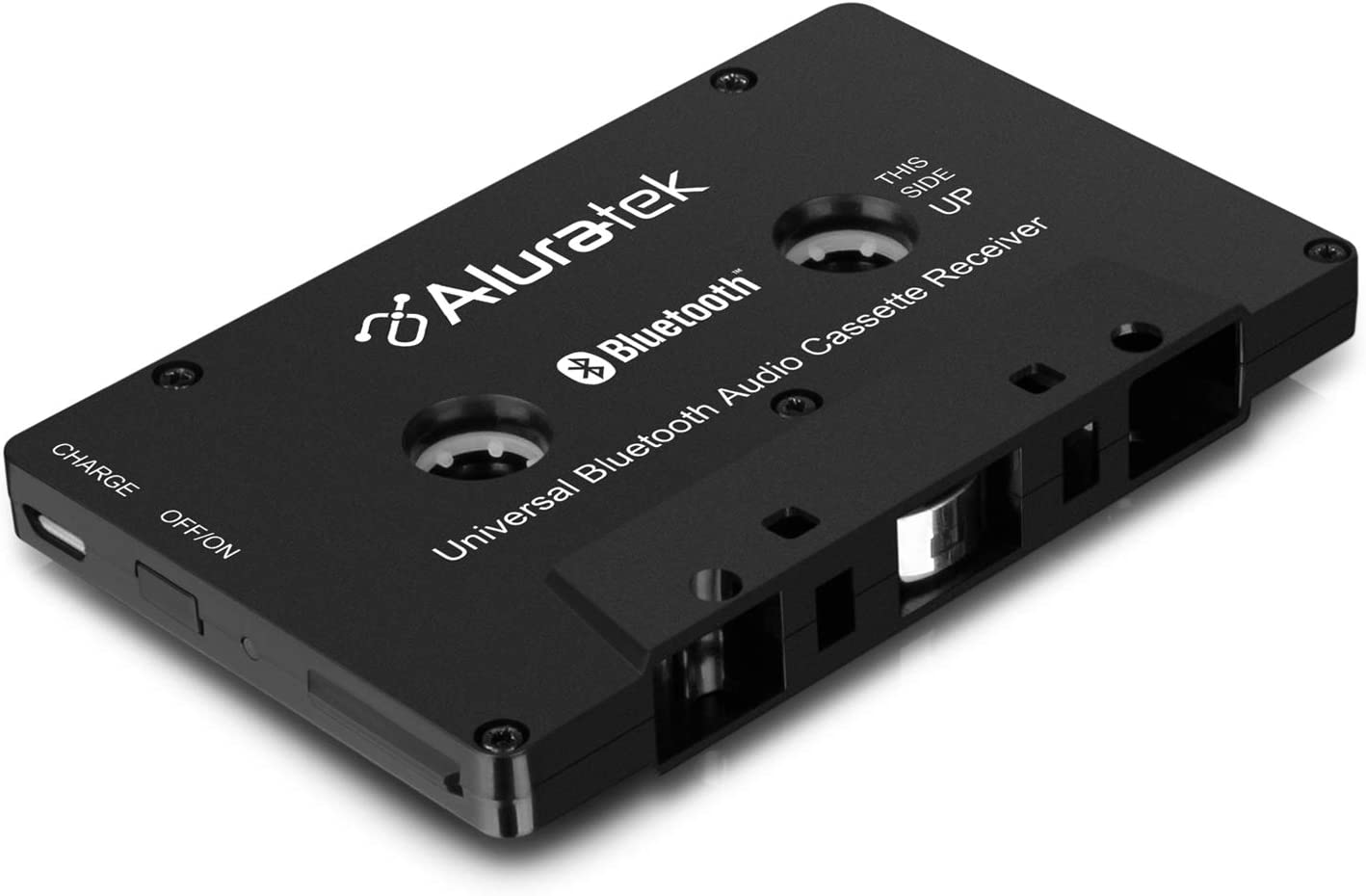 Aluratek Universal Bluetooth Audio Cassette Receiver, Built-in Rechargeable Battery, Up to 8 Hours Playtime, Audio Receiving up to 33 Feet - Dealtargets.com