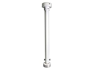 Amer mounts Adjustable Extension Pole 16?-26? for AMRP100, AMRDCP100KIT (White) - Dealtargets.com