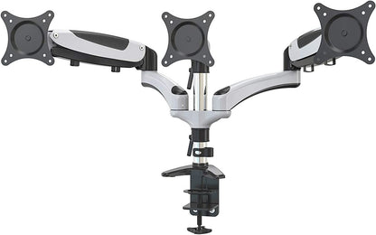 Amer networks Hydra Ergonomic Monitor Mount Articulating Arm (15-28 inch displays) (3 Monitor Imperial White) - Dealtargets.com