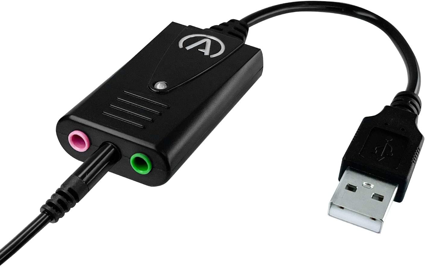 Andrea electronics Andrea Communications USB-UNIV Universal External USB Sound Card for Improved Audio Quality for Both Computer and Mobile headsets. - Dealtargets.com