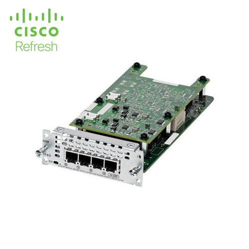 CISCO 4 PORT NETWORK INTERFACE MODULE - FXO (UNIVERSAL) NIM-4FXO-RF